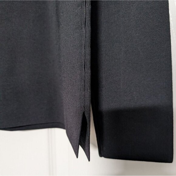 NEW MM Lafleur Malin Top Womens Size Small Black Jardigan Knit Button Shoulder - Picture 6 of 12
